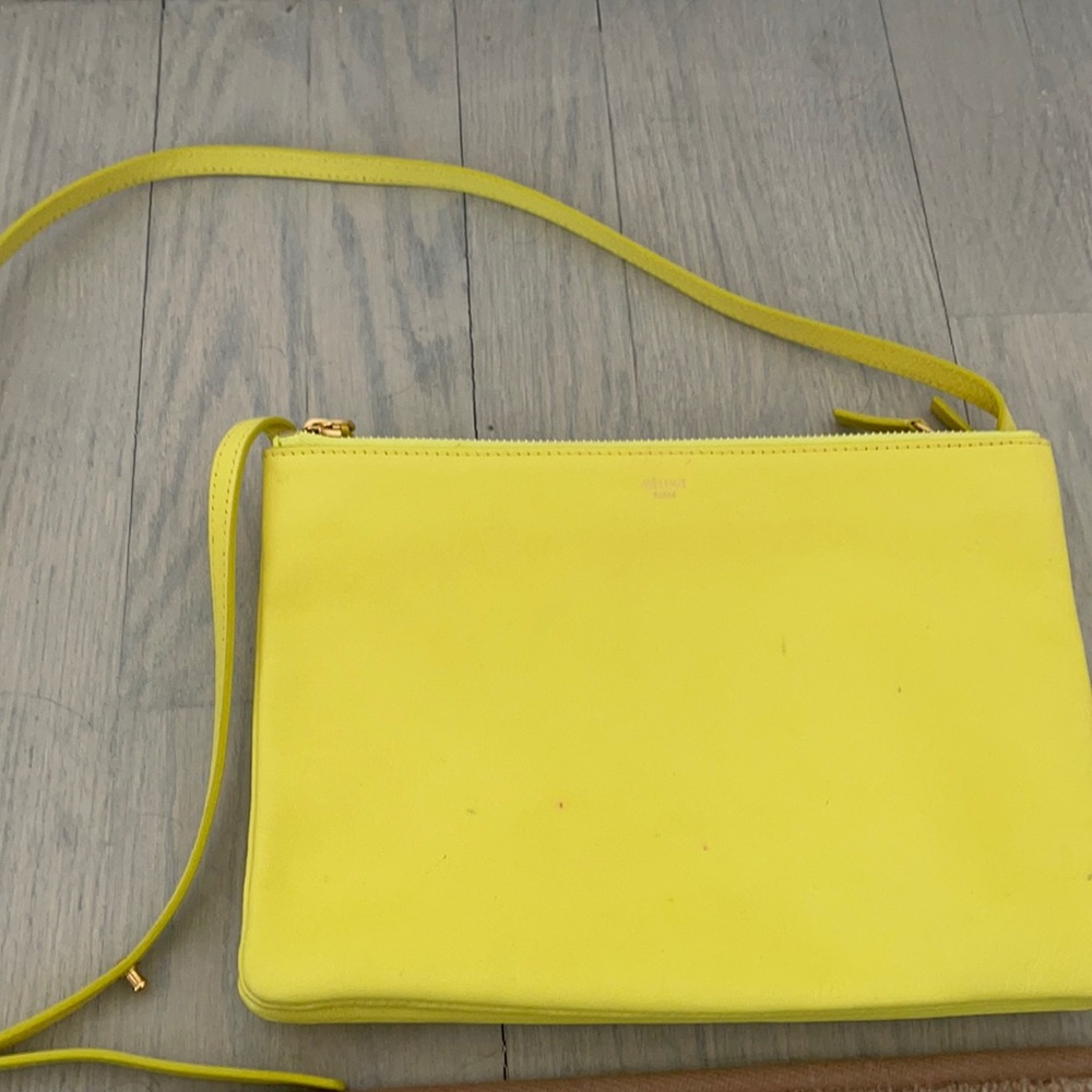 Celine tri flap bag